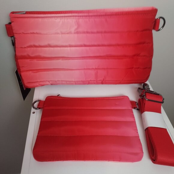 THINK ROYLN quilted crossbody bag with matching pouch. - Picture 4 of 4